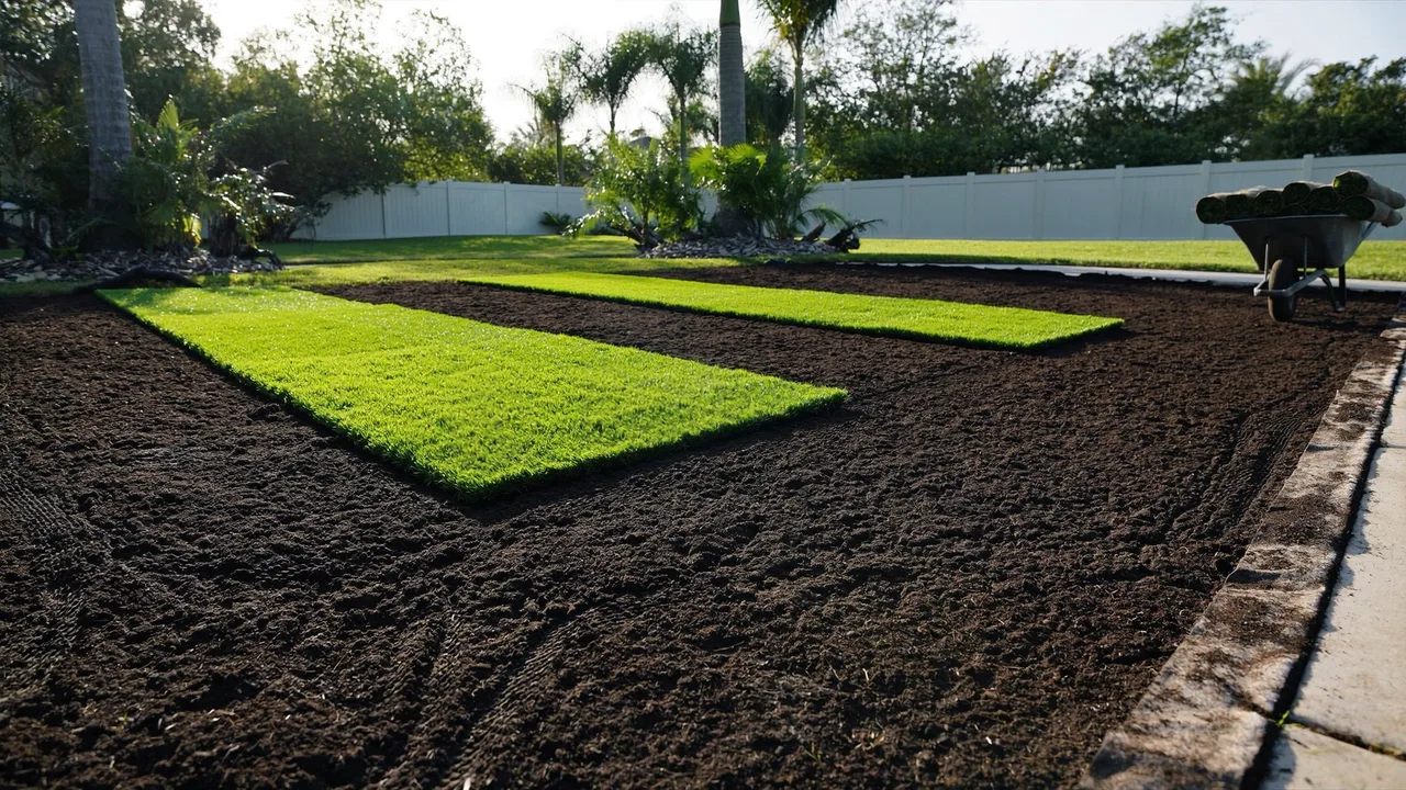 Sod Installation by Palm & Paver in Tampa Bay